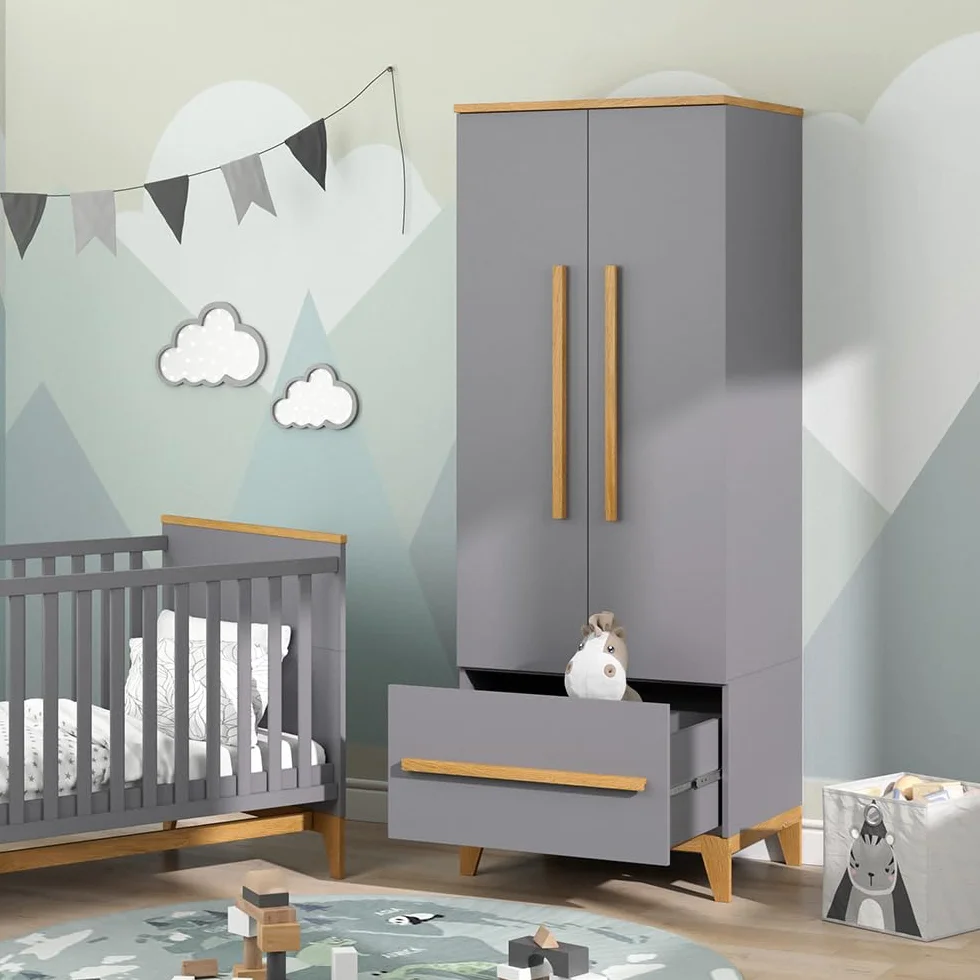VitaliSpa Malia Guardaroba bambini 70 x 186.8 cm szary