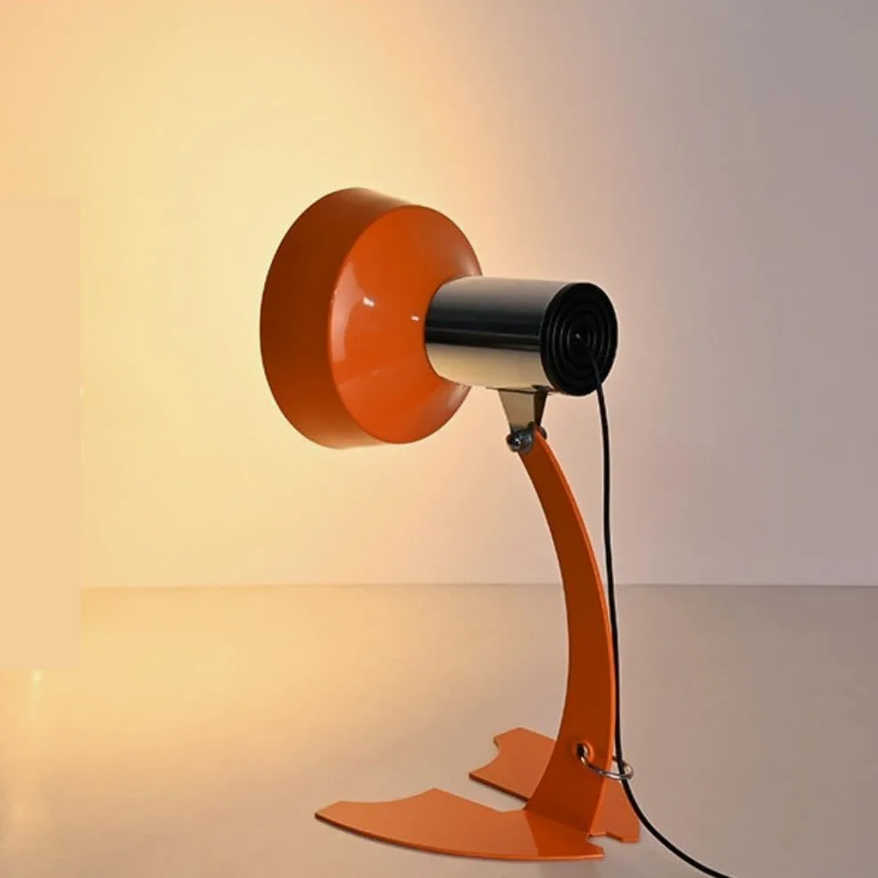 Lampada da tavolo a di pesce, luce notturna da lettura for studio | Design a di pesce, alimentazione USB, metallo, regolabile, luce da lettura da studio(White)