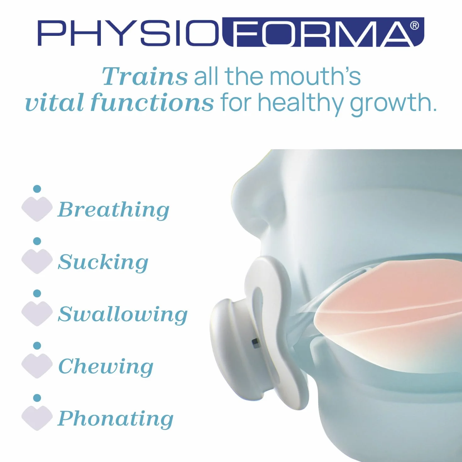 Chicco Physioforma Ciuccio Silicone 16-36 Mesi, Supporta Respirazione Fisiologica, Verde Acqua e Azzurro