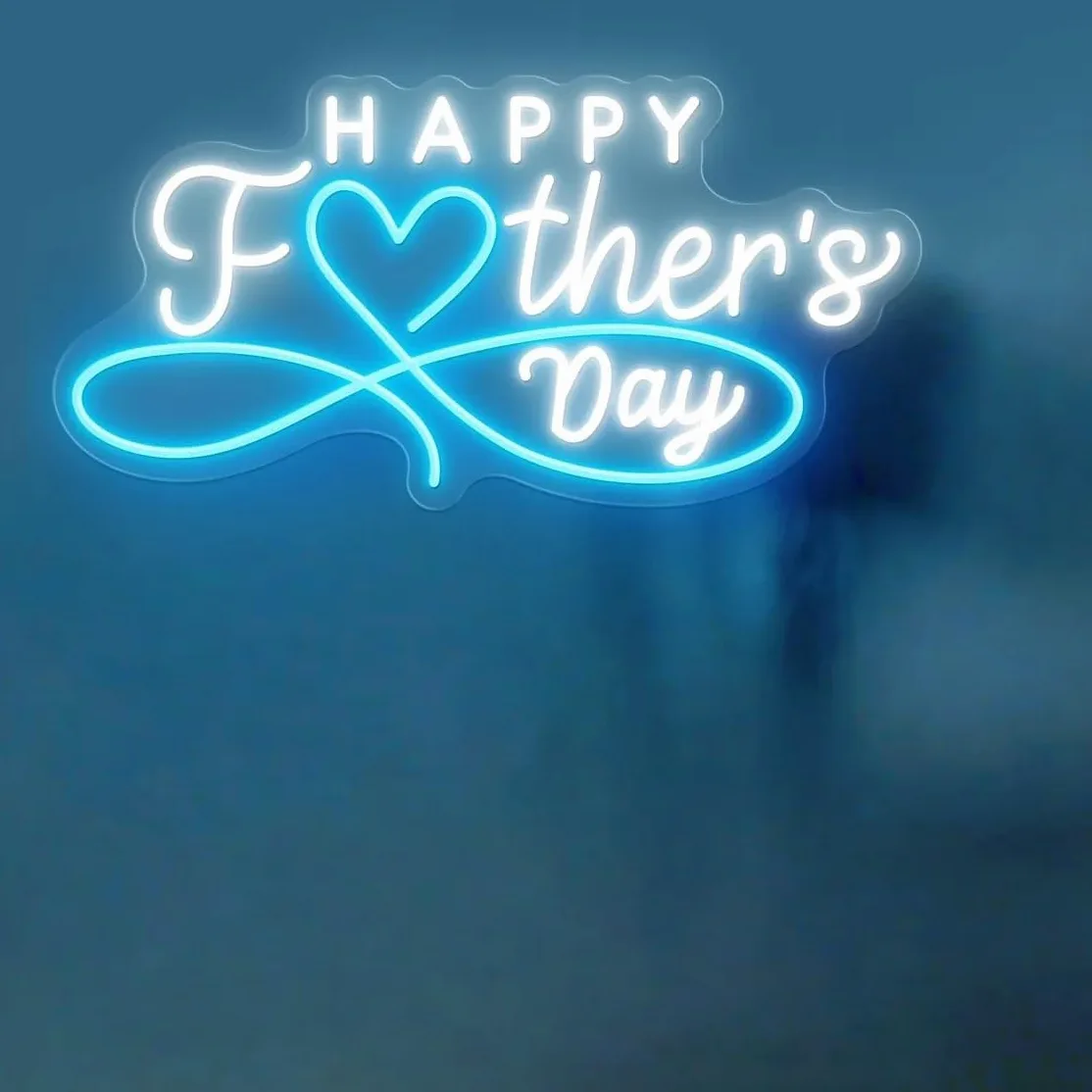 Luce al neon per la festa del papà, regali personalizzati per papà, regali personalizzati, festa del papà, decorazione per feste in famiglia, regalo per papà