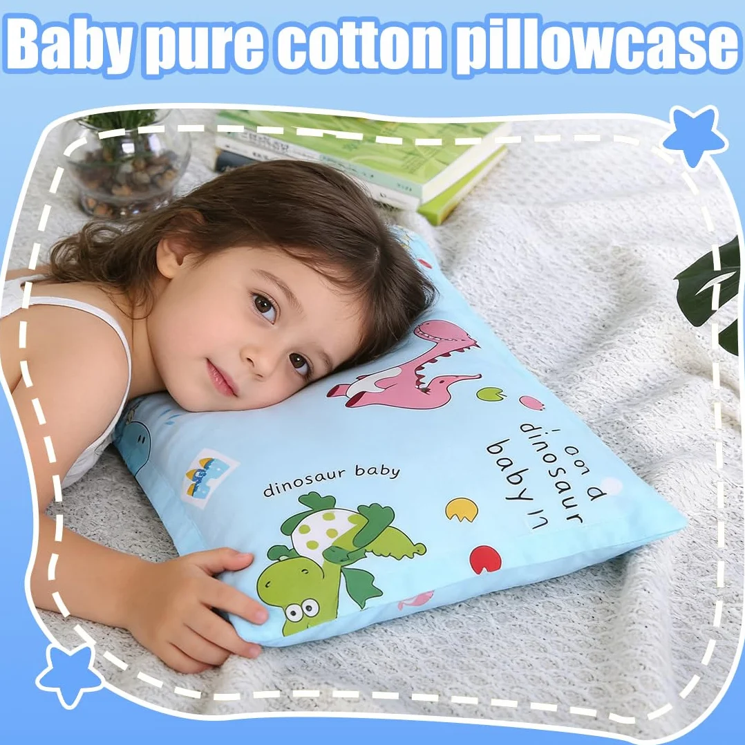 Federa cuscino 30x50 100% cotone per bambini traspirante