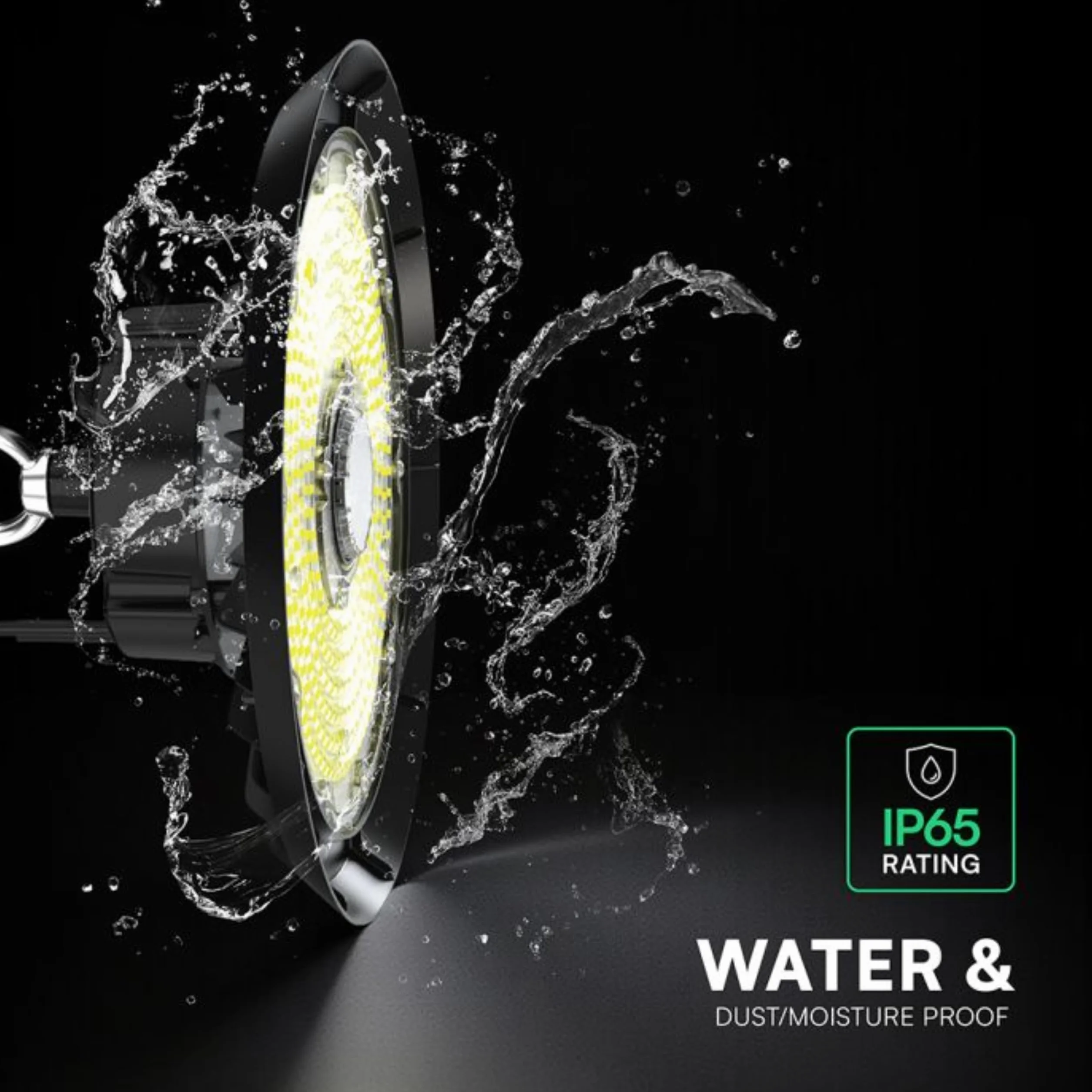 V-TAC Faro Industriale Led UFO potenza 100W - [CHIP CREE LED - RISPARMIO ENERGETICO ] - Lampada Industriale 13500 lm per Magazzino, Fabbrica, Officina - IP65 - Campana - Luce Naturale 4000K