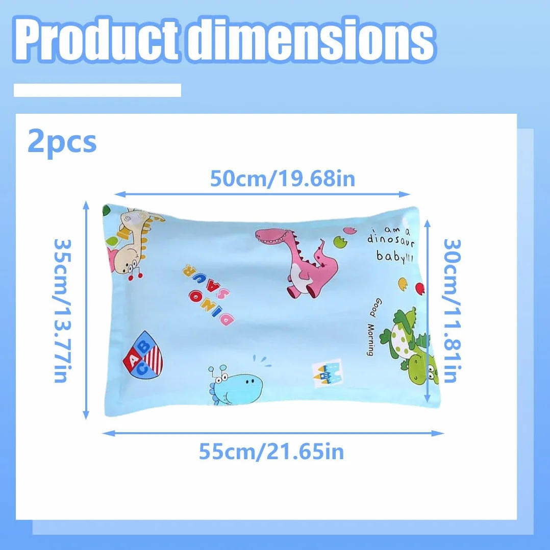 Federa cuscino 30x50 100% cotone per bambini traspirante