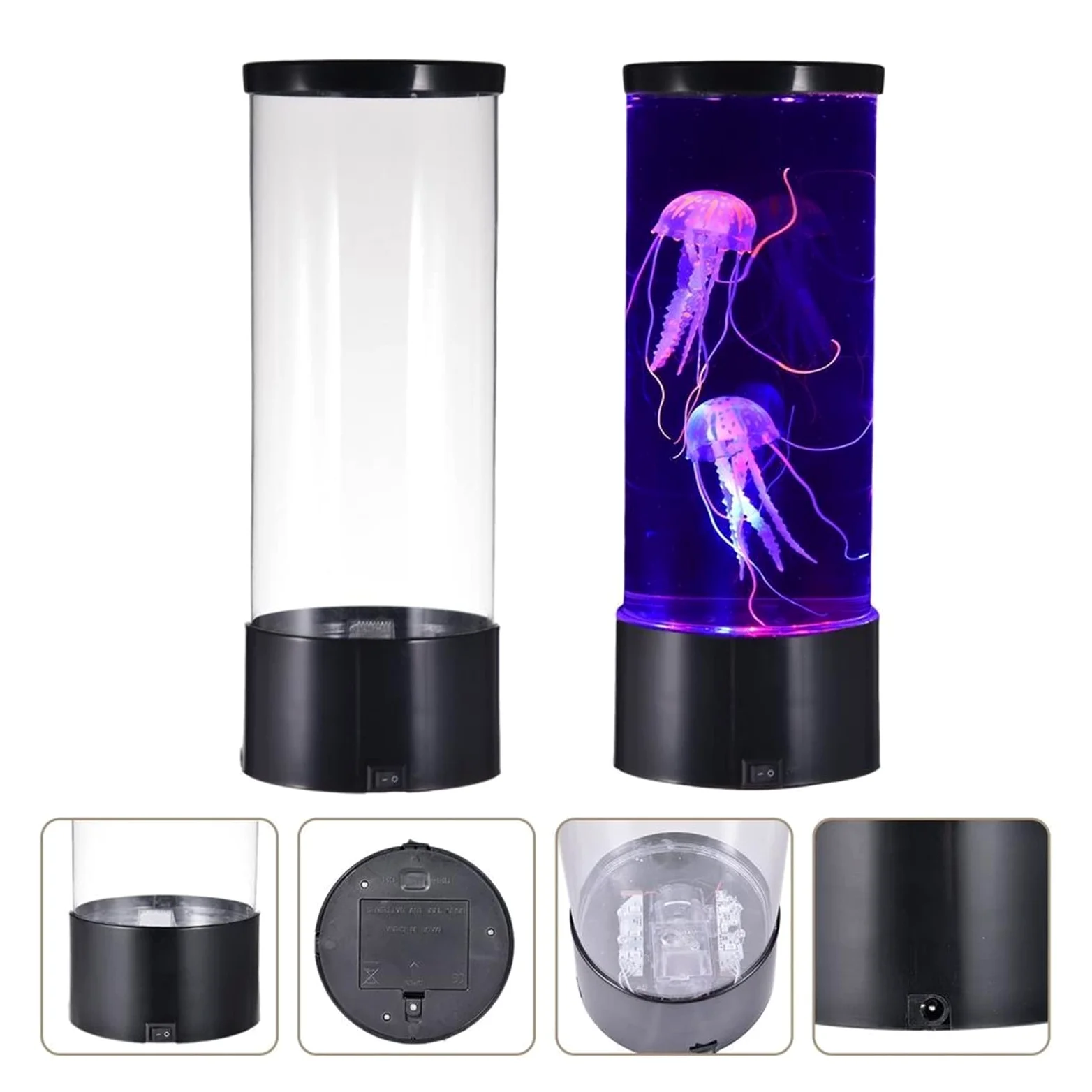 medusa lampada LED Medusa Lava Lampada Colorata Camera Da Letto Luce Notturna Simulazione Medusa Acquario Serbatoio Luce Per Casa Camera Da Letto Decorazione Ufficio