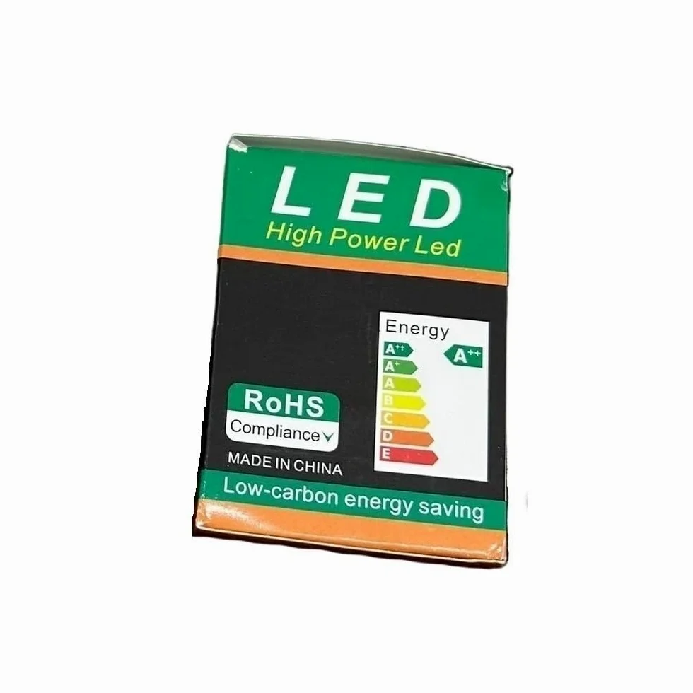 Light, Confezione da 10, faretto LED COB GU10/E27/E26 AC85-265V 6W non dimmerabile MR16 12V lampada for interni domestici(Blanc,E26 85-265V)
