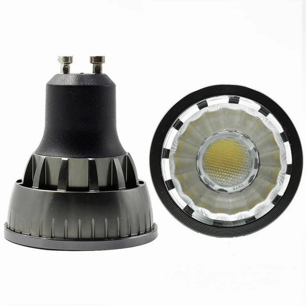 Fengyan Lighting, Confezione da 10, Lampadina Faretto LED COB 220V-240V 5W GU10/GU5.3 Lampadine a Tazza in Alluminio Dimmerabili Illuminazione del Soggiorno(Cold White,GU5.3)