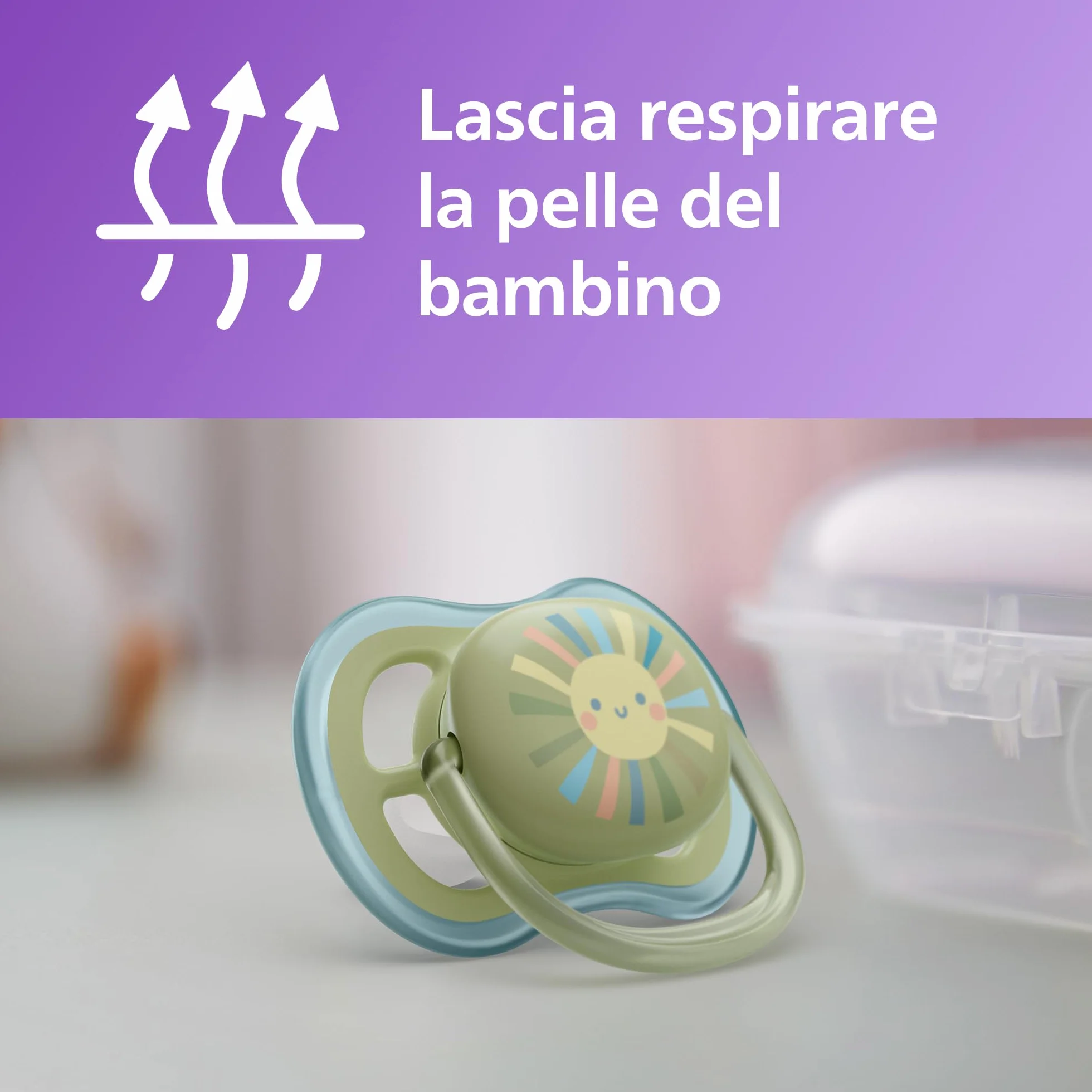 Philips Avent Natural Response Baby Gift Set, Biberon 125 ml z T2 (0m+), Ciuccio Ultra Air, Model SCD837/10