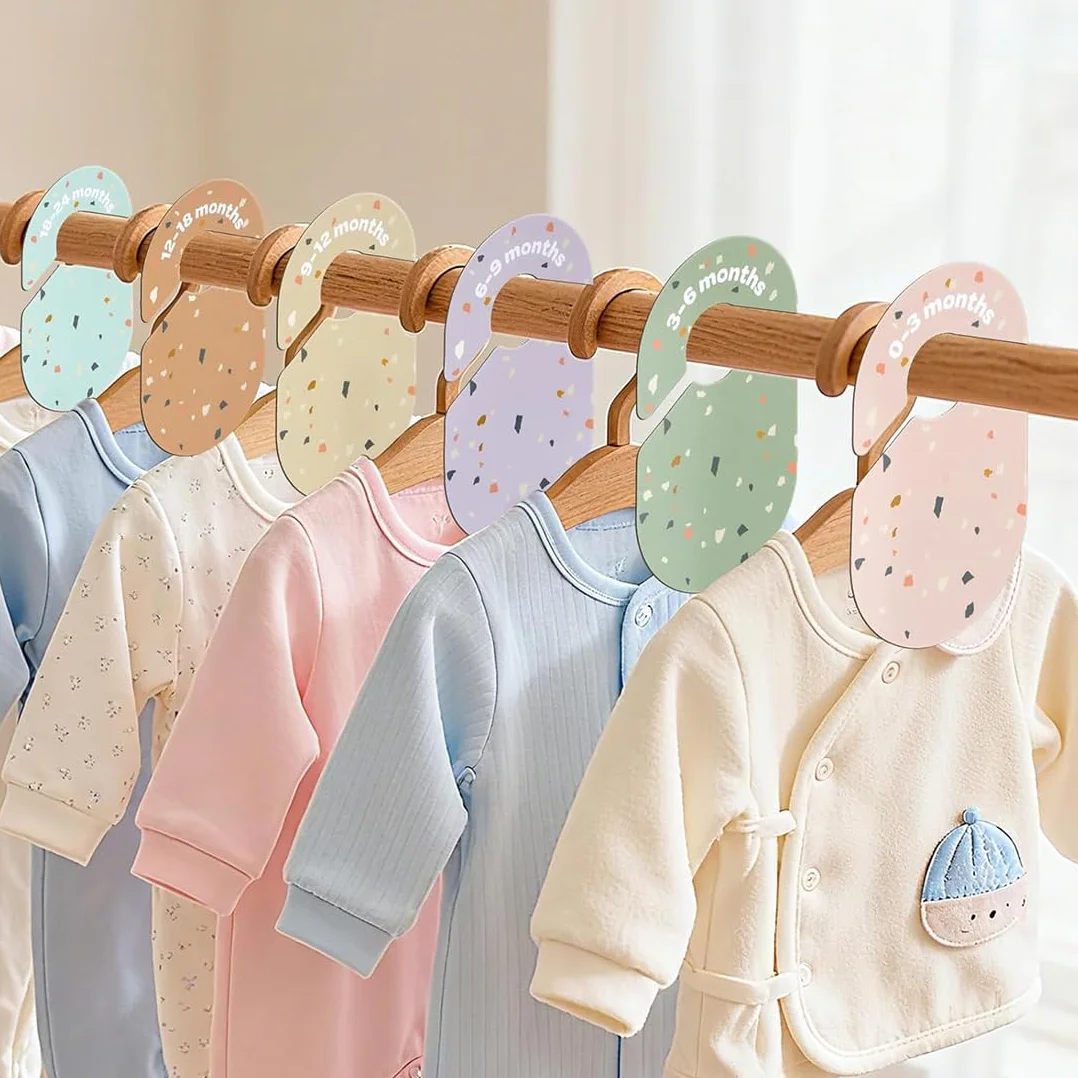 Divisori Armadio Bambini Legno Neonato 24 Mesi 8pz